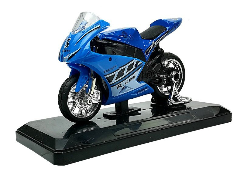 Sportovní motocykl se zvuky 1:18 s natahováním 4 barvy