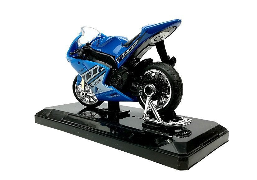 Sportovní motocykl se zvuky 1:18 s natahováním 4 barvy
