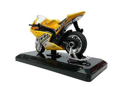 Sportovní motocykl se zvuky 1:18 s natahováním 4 barvy