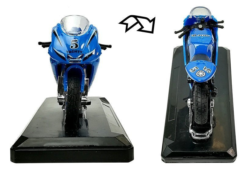 Sportovní motocykl se zvuky 1:18 s natahováním 4 barvy