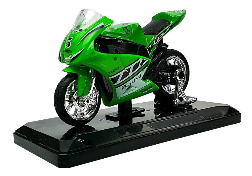 Sportovní motocykl se zvuky 1:18 s natahováním 4 barvy