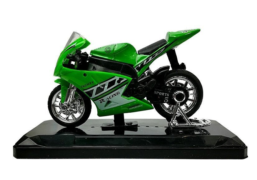 Sportovní motocykl se zvuky 1:18 s natahováním 4 barvy