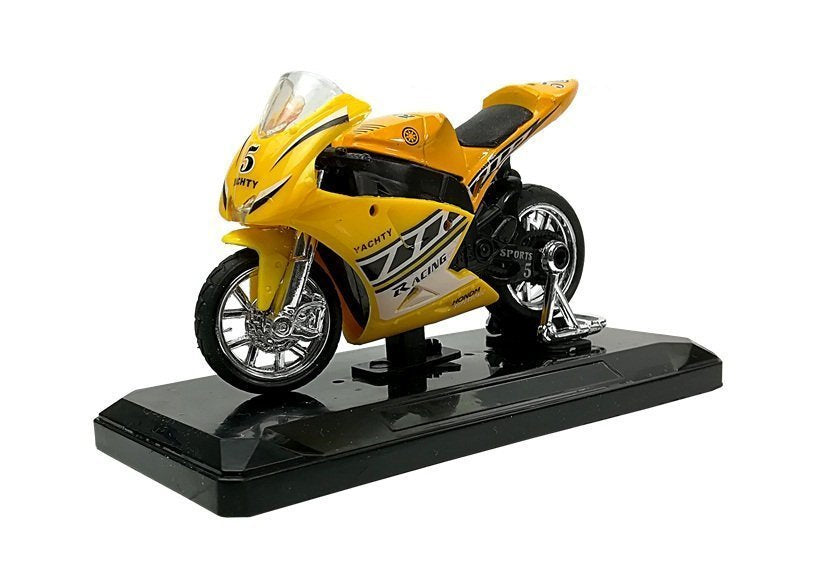 Sportovní motocykl se zvuky 1:18 s natahováním 4 barvy