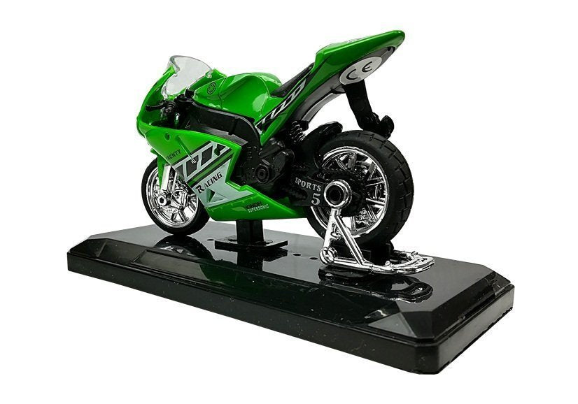 Sportovní motocykl se zvuky 1:18 s natahováním 4 barvy
