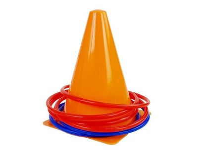 Sportovní sada her s fotbalovou brankou frisbee a míčky