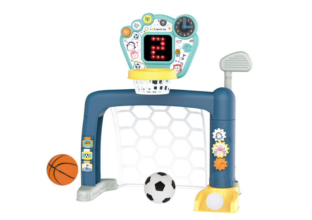 Sportovní set 3v1 golf košíková fotbal – interaktivní panel
