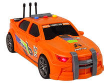 Sportovní závodní auto 1:16 se zvuky motoru oranžové