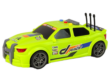 Sportovní závodní auto 1:16 se zvuky motoru zelené
