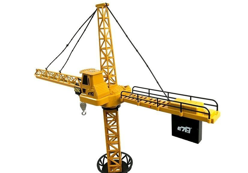 Stavební jeřáb na dálkové ovládání 128 cm s příslušenstvím