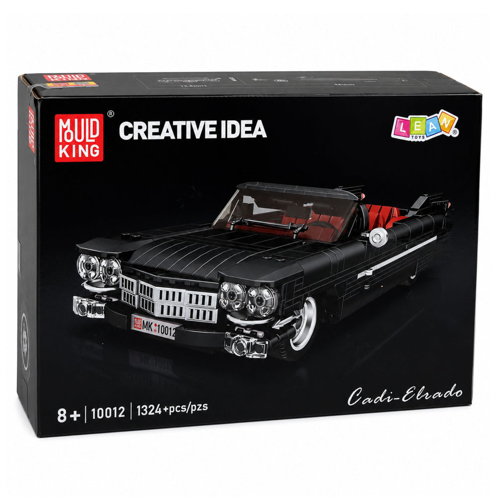 Stavební kostky klasické auto Cabrio Cadi-Elrado černé 1324 ks