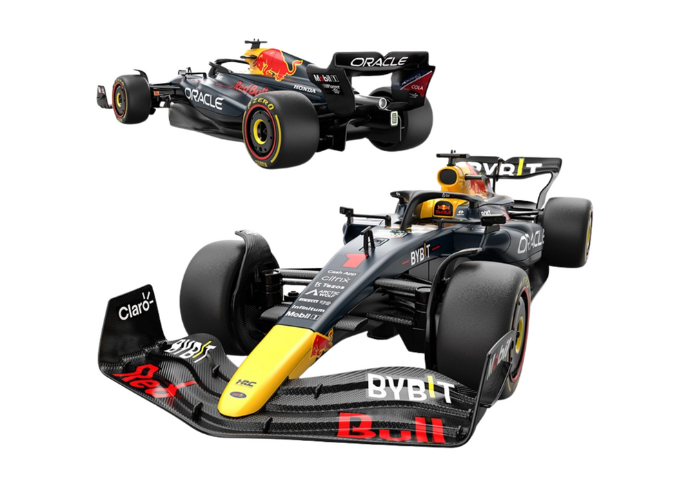 Stavební kostky Red Bull F1 vůz 1:16 – tmavě modrý Rastar