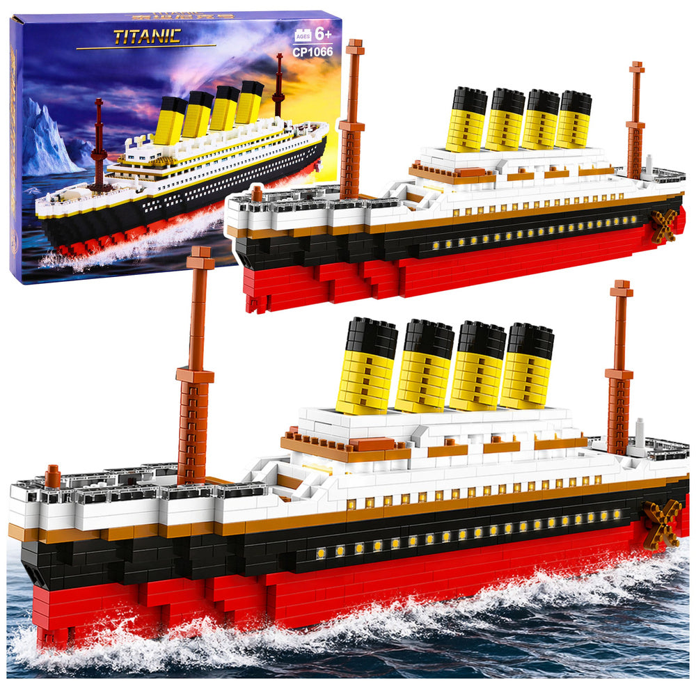 Stavební kostky Titanic velký model 60 cm, 3327 dílků