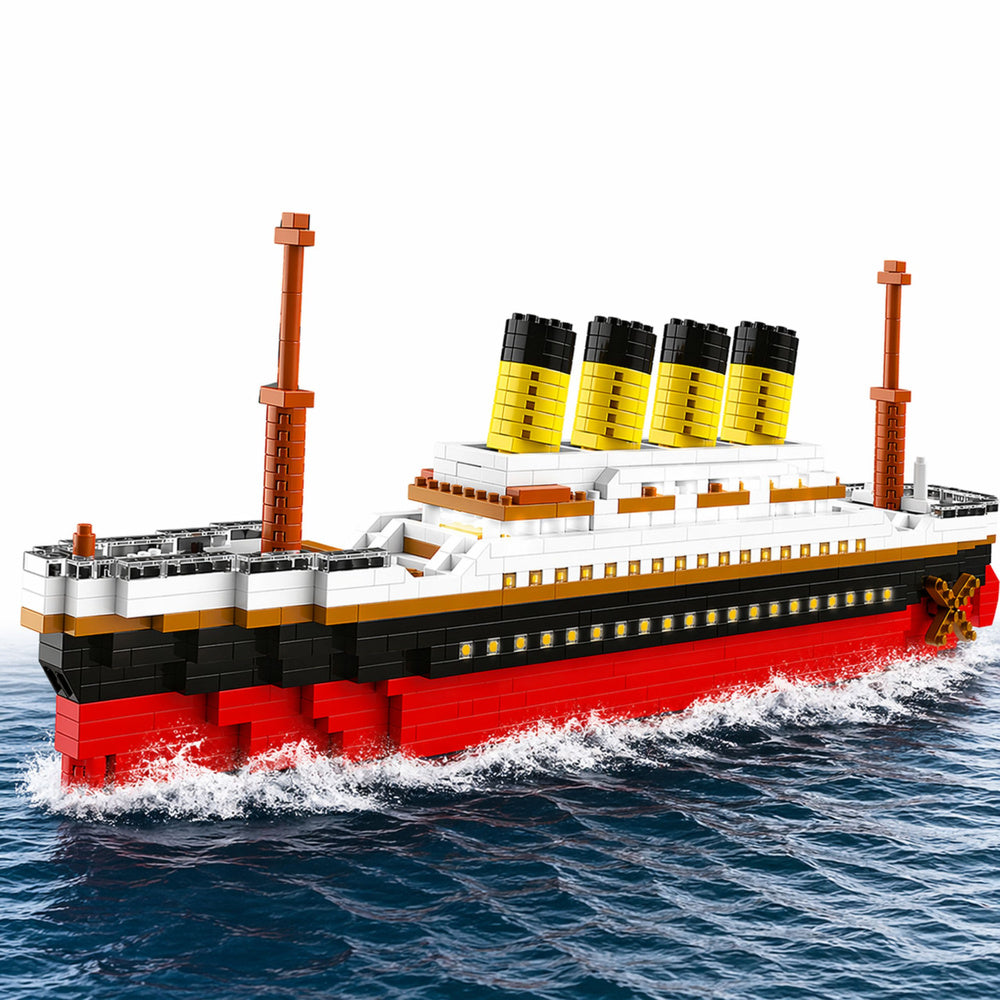 Stavební kostky Titanic velký model 60 cm, 3327 dílků