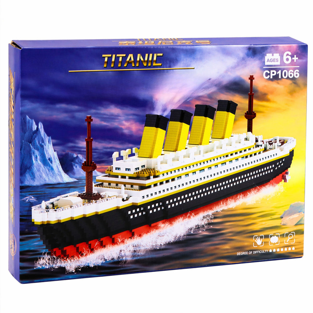 Stavební kostky Titanic velký model 60 cm, 3327 dílků