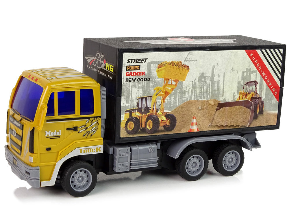 Stavební nákladní auto na dálkové ovládání 1:24 žluté