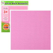 Stavební podložka pro kostky 25,5x25,5 cm – růžová