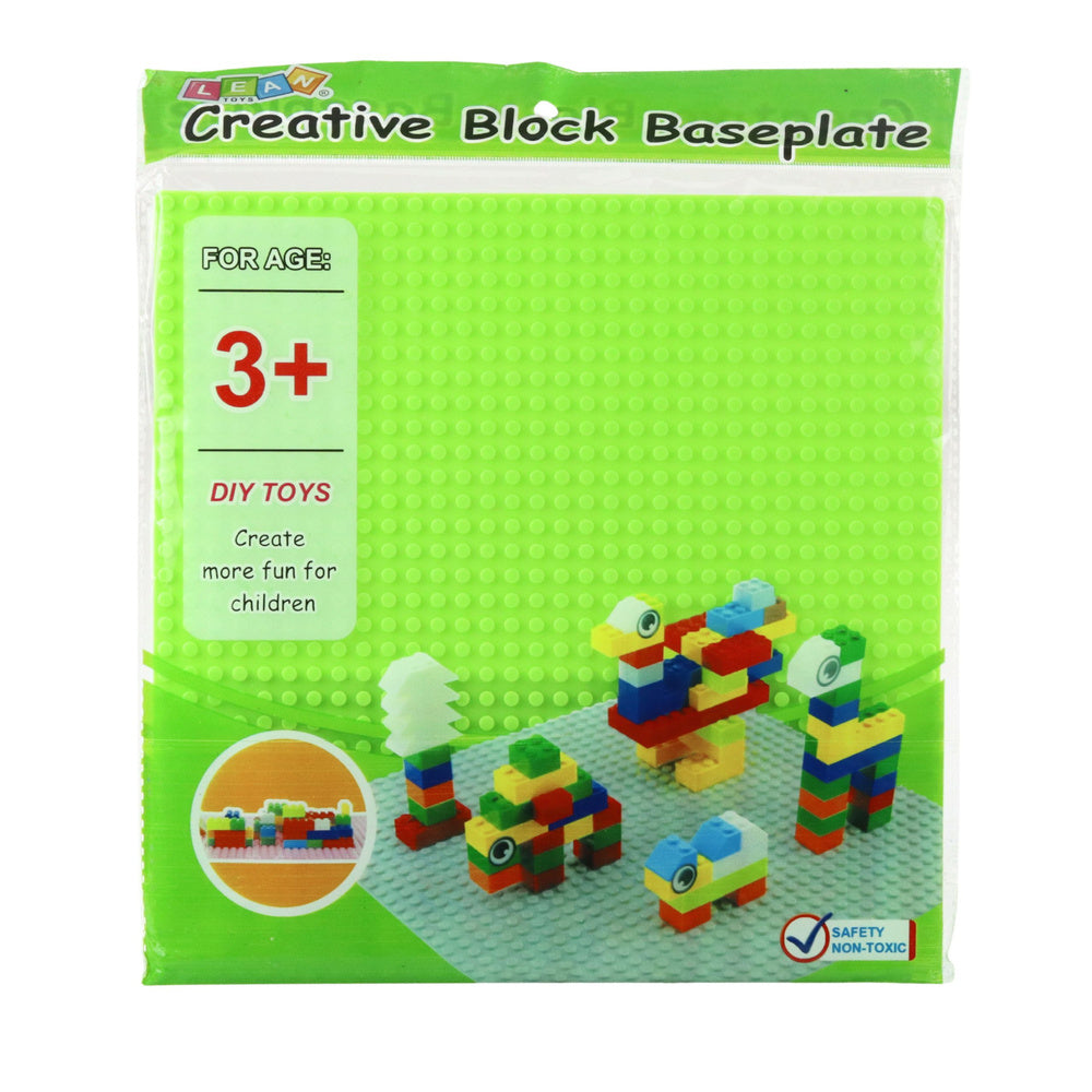 Stavební podložka pro kostky 25,5x25,5 cm – světle zelená