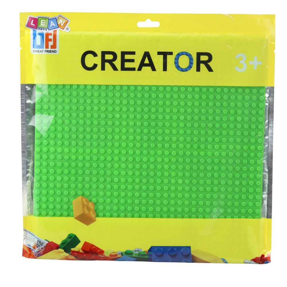 Stavební podložka pro kostky 25,5x25,5 cm – zelená