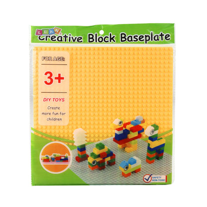 Stavební podložka pro kostky 25,5x25,5 cm – žlutá