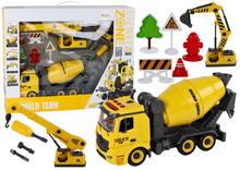 Stavební vozidla 1:12 DIY – se zvuky a světly | betonárka