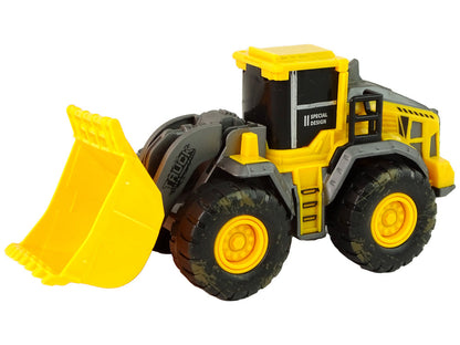 Stavební vozidla set 3 modely – frikční pohon | žluté