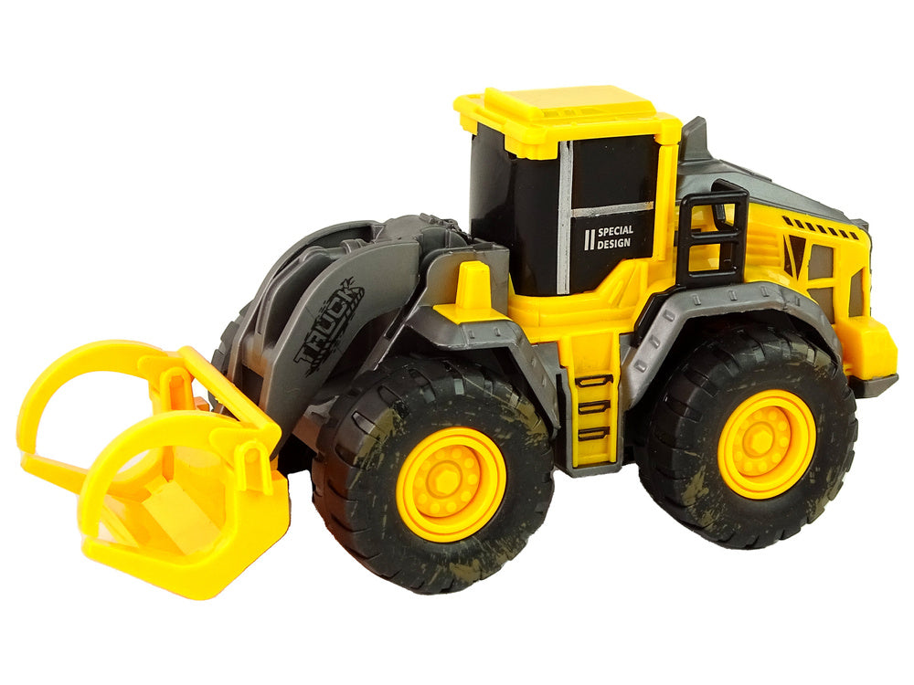 Stavební vozidla set 3 modely – frikční pohon | žluté
