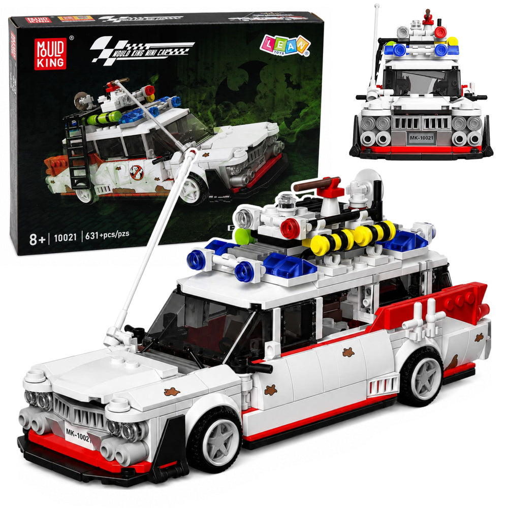 Stavebnice auto Ghost Bus bílé 631 dílů