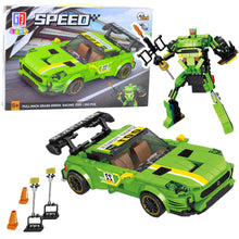 Stavebnice auto robot 2v1 – pull back pohon 352 dílů