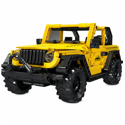 Stavebnice auto terénní vozidlo Wrangler žluté 746 dílků