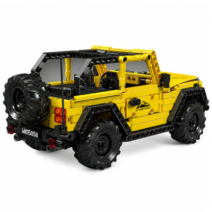 Stavebnice auto terénní vozidlo Wrangler žluté 746 dílků