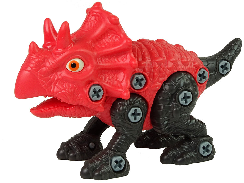 Stavebnice dinosaura Triceratops s vajíčkem a šroubovákem