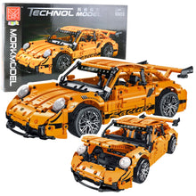 Stavebnice GT Racing 1:14 – sportovní auto 1268 dílů | oranžové