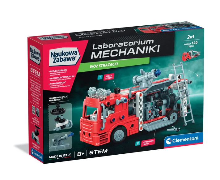 Stavebnice hasiči Laboratorium mechaniky – Clementoni