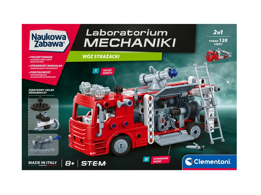 Stavebnice hasiči Laboratorium mechaniky – Clementoni