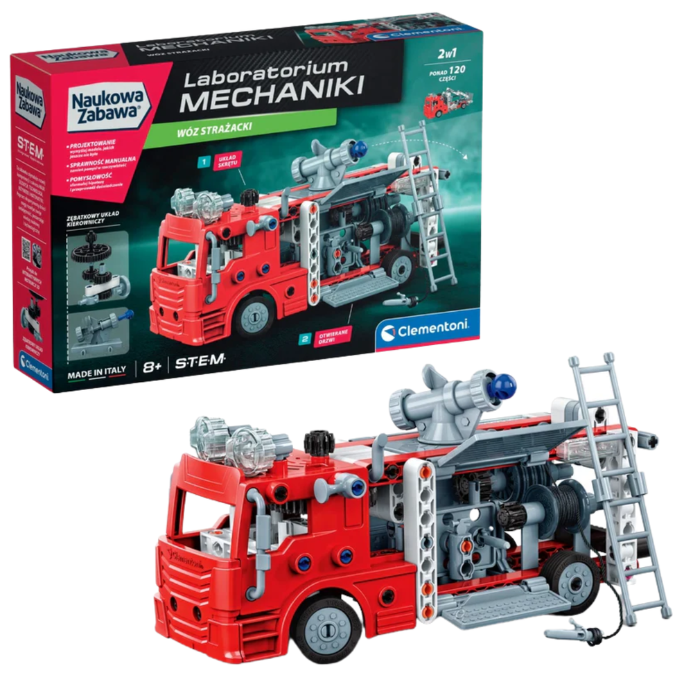 Stavebnice hasiči Laboratorium mechaniky – Clementoni