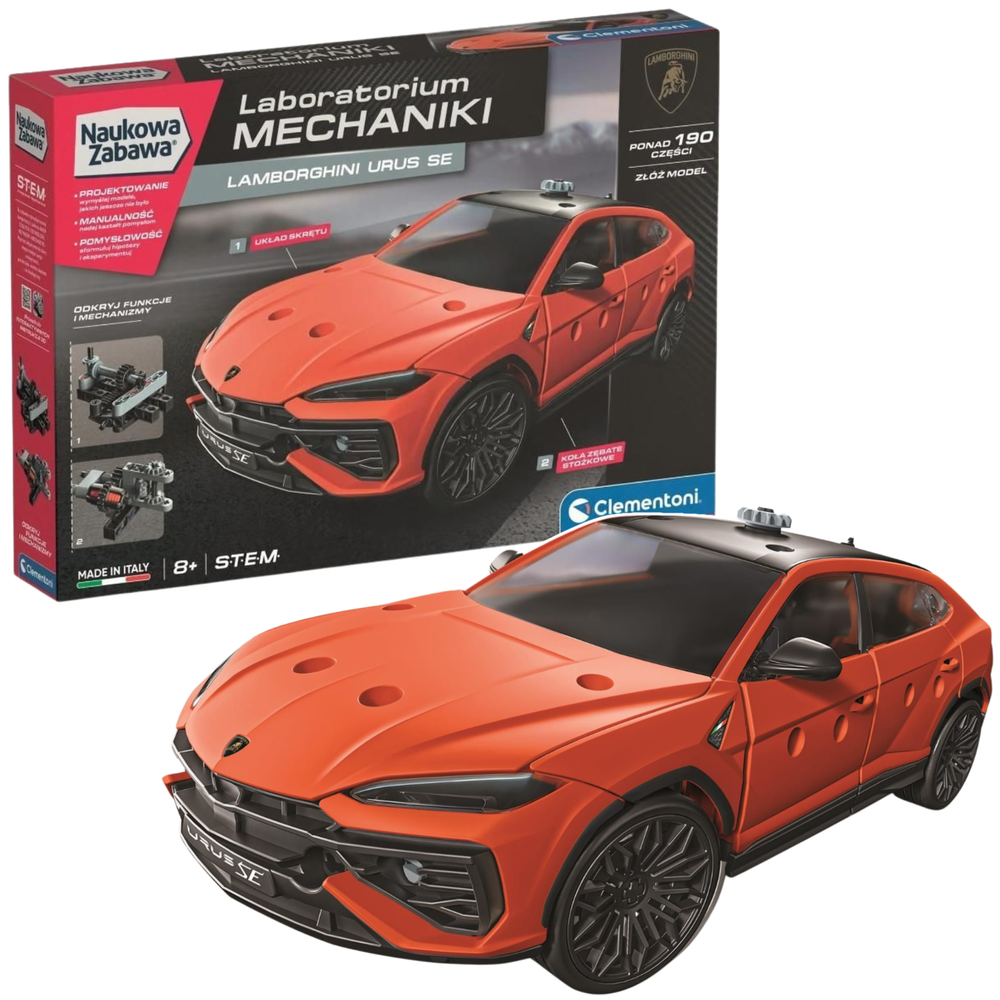 Stavebnice Laboratorium mechaniky Lamborghini Urus – Clementoni