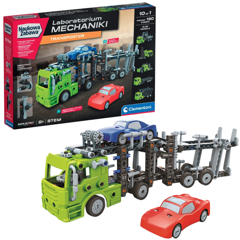 Stavebnice Laboratorium mechaniky Transporter – Clementoni