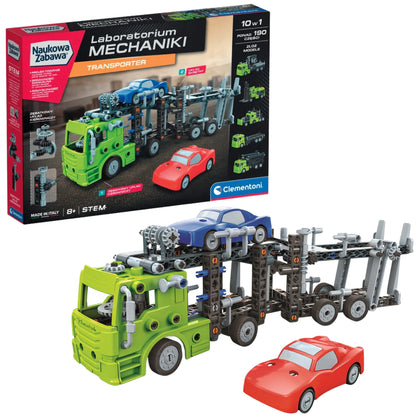 Stavebnice Laboratorium mechaniky Transporter – Clementoni