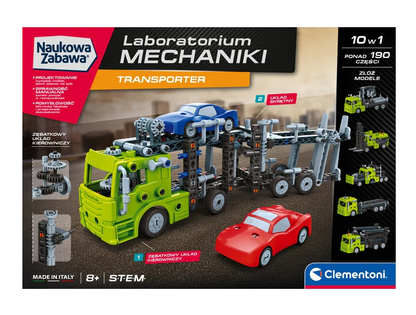 Stavebnice Laboratorium mechaniky Transporter – Clementoni
