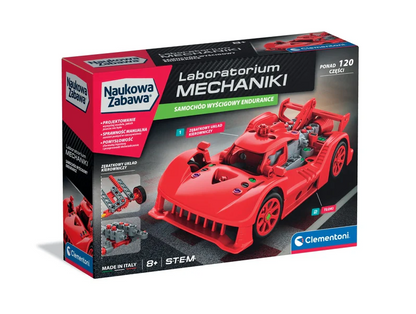 Stavebnice Laboratorium mechaniky závodní auto Endurance – Clementoni