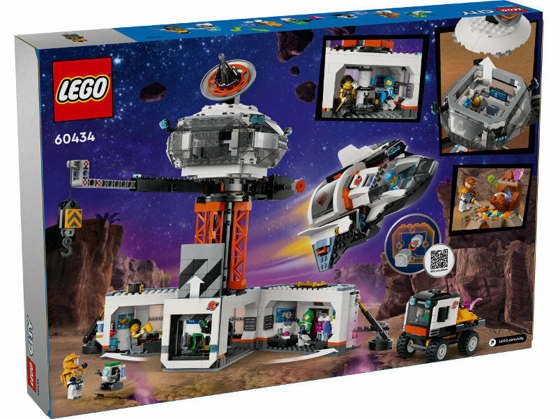 Stavebnice LEGO CITY Vesmírná stanice 1422 dílků 60434