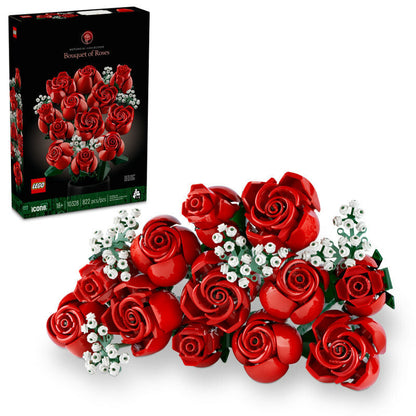 Stavebnice LEGO ICONS Kytice růží 822 dílků 10328