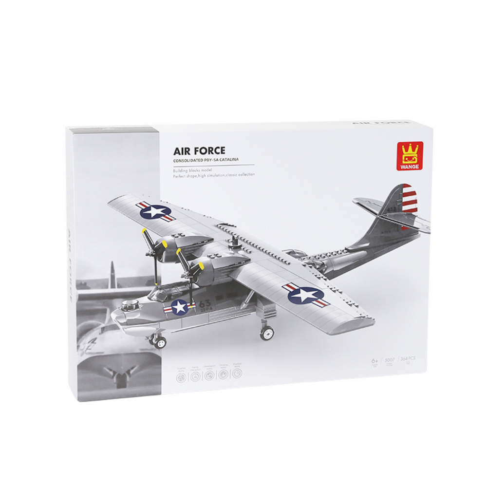 Stavebnice letadlo PBY 5A Catalina 364 dílů – vojenský model