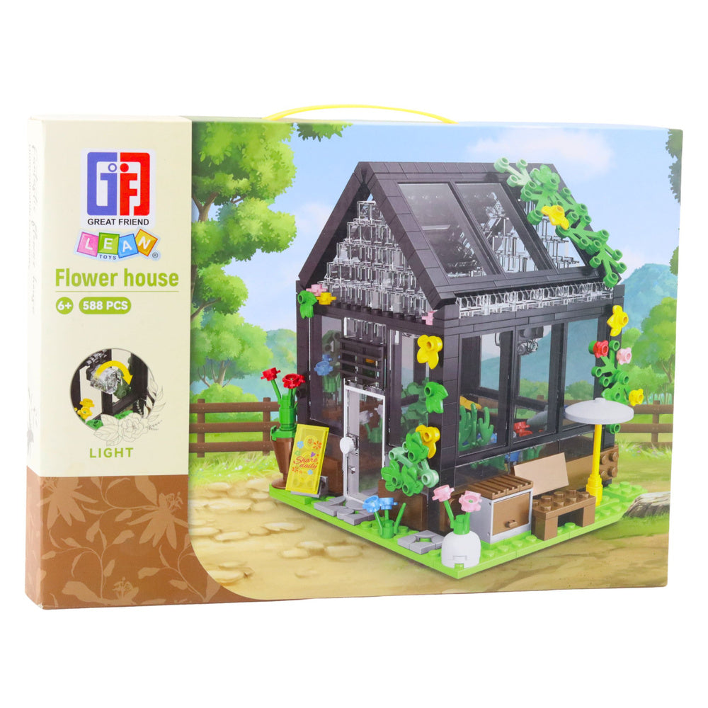 Stavebnice mini skleník – zahradní domek 588 dílů