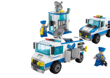 Stavebnice Policie auto a budova – 271 dílů | LEGO kompatibilní