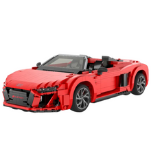 Stavebnice RC auto 1:14 Audi R8 Spyder 1440 dílů – Rastar