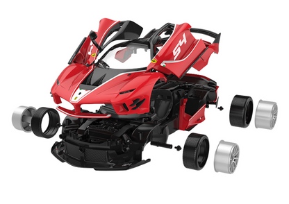 Stavebnice RC auto Ferrari FXXK EVO 1:18 88 dílů – Rastar