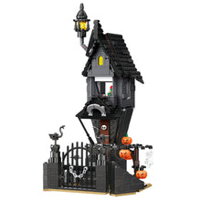 Stavebnice strašidelný dům Halloween – 581 dílků s věží