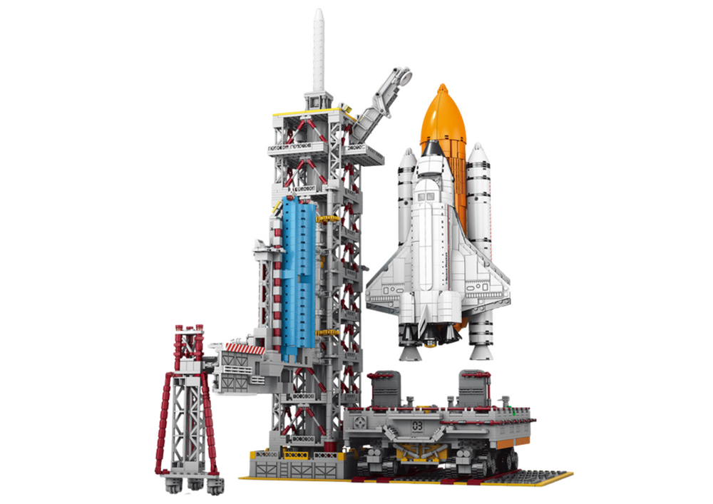 Stavebnice Vesmírná stanice s raketou – 4392 dílků