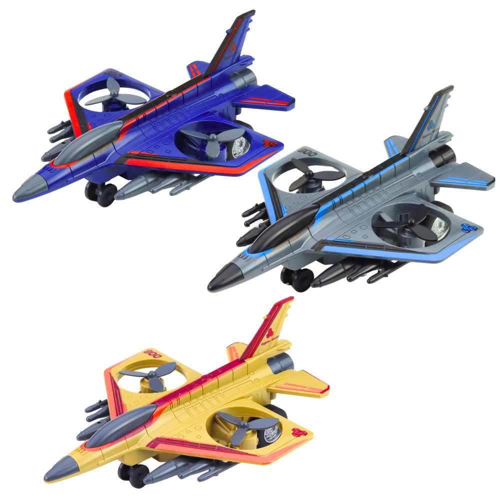 Stíhací letadlo vojenské s rotujícími vrtulemi – 18 cm